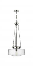 Innovations Lighting 221-1P-PN-G694-16 - Bridgeton - 1 Light - 16 inch - Polished Nickel - Chain Hung - Pendant