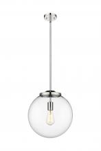 Innovations Lighting 221-1S-PN-G202-14 - Beacon - 1 Light - 16 inch - Polished Nickel - Stem Hung - Pendant