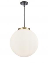 Innovations Lighting 221-3S-BAB-G201-16 - Beacon - 3 Light - 16 inch - Black Antique Brass - Stem hung - Pendant