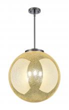 Innovations Lighting 221-3S-BK-G208-18 - Beacon - 3 Light - 18 inch - Matte Black - Stem hung - Pendant