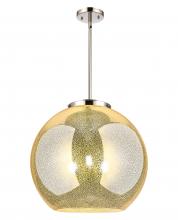 Innovations Lighting 221-3S-PN-G128-18 - Athens - 3 Light - 18 inch - Polished Nickel - Stem hung - Pendant