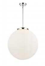 Innovations Lighting 221-3S-PN-G201-18 - Beacon - 3 Light - 18 inch - Polished Nickel - Stem hung - Pendant