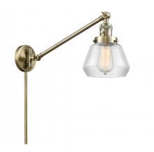 Innovations Lighting 237-AB-G172 - Fulton - 1 Light - 8 inch - Antique Brass -Adjustable Swing Arm