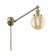 Innovations Lighting 237-AB-G208-6 - Beacon - 1 Light - 6 inch - Antique Brass -Adjustable Swing Arm