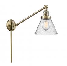 Innovations Lighting 237-AB-G44 - Cone - 1 Light - 8 inch - Antique Brass -Adjustable Swing Arm