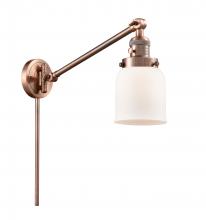 Innovations Lighting 237-AC-G51 - Bell - 1 Light - 8 inch - Antique Copper -Adjustable Swing Arm