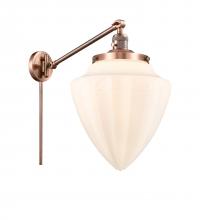 Innovations Lighting 237-AC-G661-12 - Bullet - 1 Light - 12 inch - Antique Copper -Adjustable Swing Arm