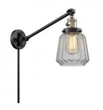 Innovations Lighting 237-BAB-G142 - Chatham - 1 Light - 8 inch - Black Antique Brass -Adjustable Swing Arm
