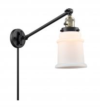 Innovations Lighting 237-BAB-G181 - Canton - 1 Light - 8 inch - Black Antique Brass -Adjustable Swing Arm
