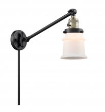 Innovations Lighting 237-BAB-G181S - Canton - 1 Light - 8 inch - Black Antique Brass -Adjustable Swing Arm