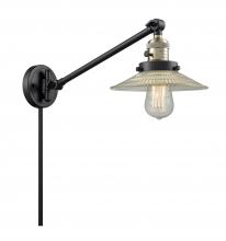 Innovations Lighting 237-BAB-G2 - Halophane - 1 Light - 9 inch - Black Antique Brass -Adjustable Swing Arm