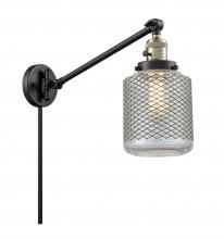 Innovations Lighting 237-BAB-G262 - Stanton - 1 Light - 6 inch - Black Antique Brass -Adjustable Swing Arm