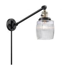 Innovations Lighting 237-BAB-G302 - Colton - 1 Light - 8 inch - Black Antique Brass -Adjustable Swing Arm