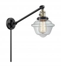 Innovations Lighting 237-BAB-G532 - Oxford - 1 Light - 8 inch - Black Antique Brass -Adjustable Swing Arm