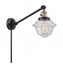 Innovations Lighting 237-BAB-G534 - Oxford - 1 Light - 8 inch - Black Antique Brass -Adjustable Swing Arm
