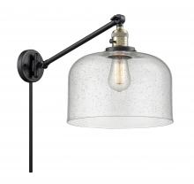 Innovations Lighting 237-BAB-G74-L - Bell - 1 Light - 12 inch - Black Antique Brass -Adjustable Swing Arm