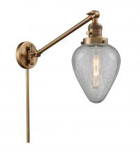 Innovations Lighting 237-BB-G165 - Geneseo - 1 Light - 8 inch - Brushed Brass -Adjustable Swing Arm