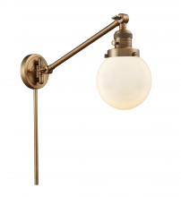 Innovations Lighting 237-BB-G201-6 - Beacon - 1 Light - 6 inch - Brushed Brass -Adjustable Swing Arm