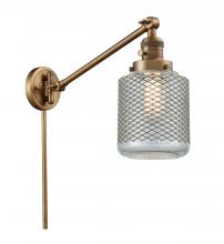 Innovations Lighting 237-BB-G262 - Stanton - 1 Light - 6 inch - Brushed Brass -Adjustable Swing Arm