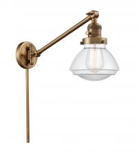 Innovations Lighting 237-BB-G322 - Olean - 1 Light - 9 inch - Brushed Brass -Adjustable Swing Arm