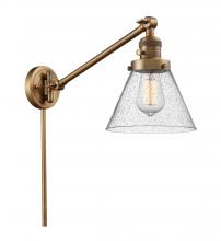 Innovations Lighting 237-BB-G44 - Cone - 1 Light - 8 inch - Brushed Brass -Adjustable Swing Arm