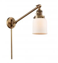 Innovations Lighting 237-BB-G51 - Bell - 1 Light - 8 inch - Brushed Brass -Adjustable Swing Arm