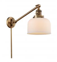 Innovations Lighting 237-BB-G71 - Bell - 1 Light - 8 inch - Brushed Brass -Adjustable Swing Arm