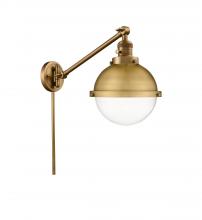 Innovations Lighting 237-BB-HFS-82-BB - Hampden - 1 Light - 9 inch - Brushed Brass -Adjustable Swing Arm