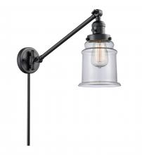 Innovations Lighting 237-BK-G182 - Canton - 1 Light - 8 inch - Matte Black -Adjustable Swing Arm