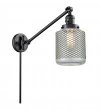 Innovations Lighting 237-BK-G262 - Stanton - 1 Light - 6 inch - Matte Black -Adjustable Swing Arm