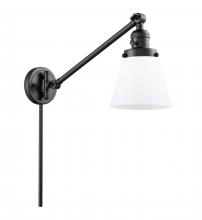 Innovations Lighting 237-BK-G61 - Cone - 1 Light - 8 inch - Matte Black -Adjustable Swing Arm