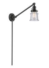 Innovations Lighting 237-OB-G184S - Canton - 1 Light - 8 inch - Oil Rubbed Bronze -Adjustable Swing Arm