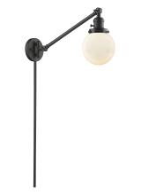 Innovations Lighting 237-OB-G201-6 - Beacon - 1 Light - 6 inch - Oil Rubbed Bronze -Adjustable Swing Arm