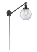 Innovations Lighting 237-OB-G204-8 - Beacon - 1 Light - 8 inch - Oil Rubbed Bronze -Adjustable Swing Arm