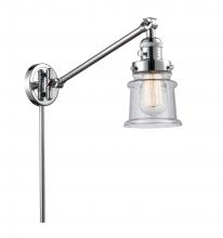 Innovations Lighting 237-PC-G184S - Canton - 1 Light - 8 inch - Polished Chrome -Adjustable Swing Arm