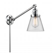 Innovations Lighting 237-PC-G62 - Cone - 1 Light - 8 inch - Polished Chrome -Adjustable Swing Arm