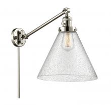 Innovations Lighting 237-PN-G44-L - Cone - 1 Light - 12 inch - Polished Nickel -Adjustable Swing Arm