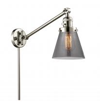 Innovations Lighting 237-PN-G63 - Cone - 1 Light - 8 inch - Polished Nickel -Adjustable Swing Arm