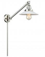 Innovations Lighting 237-SN-G1 - Halophane - 1 Light - 9 inch - Brushed Satin Nickel -Adjustable Swing Arm