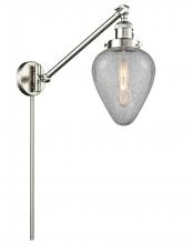 Innovations Lighting 237-SN-G165 - Geneseo - 1 Light - 8 inch - Brushed Satin Nickel -Adjustable Swing Arm