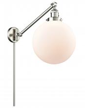 Innovations Lighting 237-SN-G201-10 - Beacon - 1 Light - 10 inch - Brushed Satin Nickel -Adjustable Swing Arm