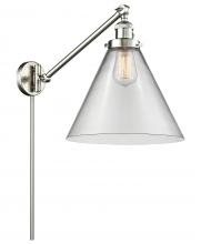 Innovations Lighting 237-SN-G42-L - Cone - 1 Light - 12 inch - Brushed Satin Nickel -Adjustable Swing Arm