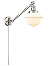 Innovations Lighting 237-SN-G531 - Oxford - 1 Light - 8 inch - Brushed Satin Nickel -Adjustable Swing Arm