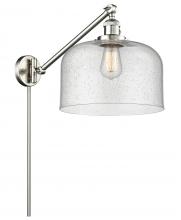 Innovations Lighting 237-SN-G74-L - Bell - 1 Light - 12 inch - Brushed Satin Nickel -Adjustable Swing Arm
