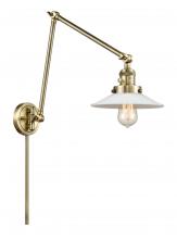 Innovations Lighting 238-AB-G1 - Halophane - 1 Light - 9 inch - Antique Brass -Adjustable Swing Arm