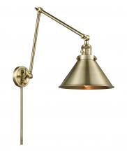 Innovations Lighting 238-AB-M10-AB - Briarcliff - 1 Light - 10 inch - Antique Brass -Adjustable Swing Arm