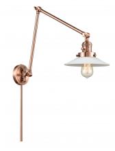 Innovations Lighting 238-AC-G1 - Halophane - 1 Light - 9 inch - Antique Copper -Adjustable Swing Arm