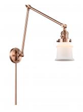 Innovations Lighting 238-AC-G181S - Canton - 1 Light - 8 inch - Antique Copper -Adjustable Swing Arm
