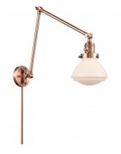 Innovations Lighting 238-AC-G321 - Olean - 1 Light - 9 inch - Antique Copper -Adjustable Swing Arm