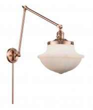 Innovations Lighting 238-AC-G541 - Oxford - 1 Light - 12 inch - Antique Copper -Adjustable Swing Arm